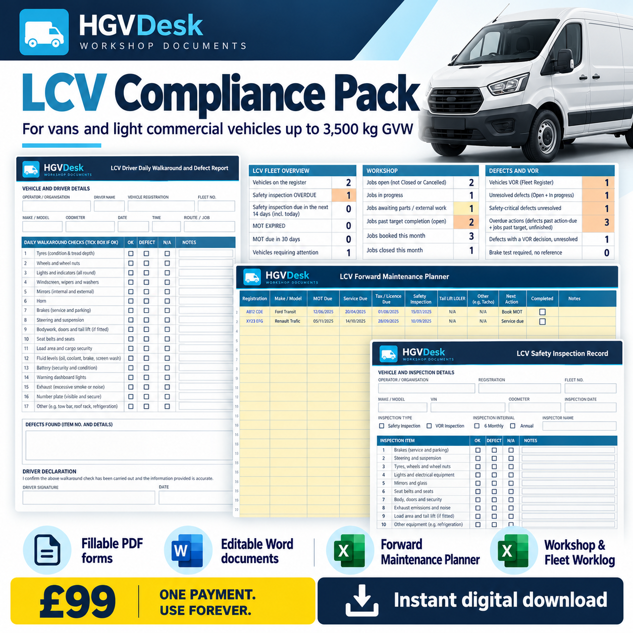 LCV Compliance Pack
